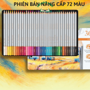 Màu Chì Gốc Dầu Hộp Thiếc – Bút Chì Màu Cao Cấp 72 Màu Vẽ Thiết Kế Chuyên Nghiệp